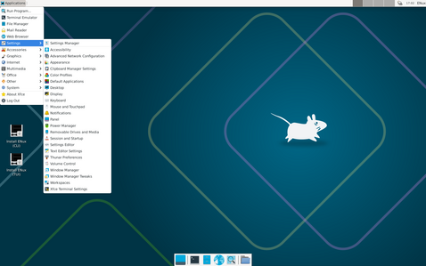 Exploring the Xfce application menu