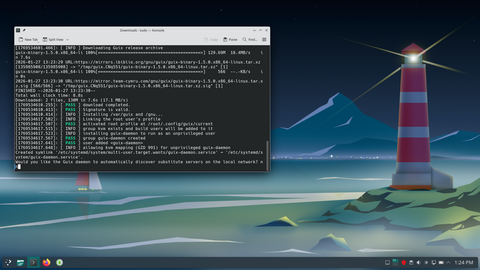 Running the install script