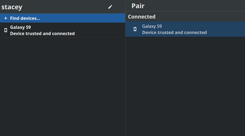Linking to a new mobile device from the desktop