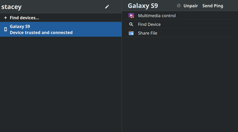 Sharing a file from the desktop application