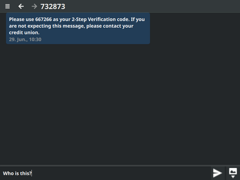 Responding to text messages from the desktop