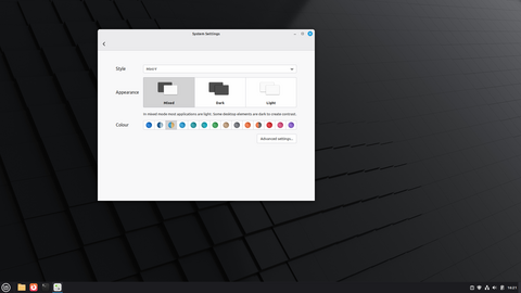 Adjusting the desktop theme